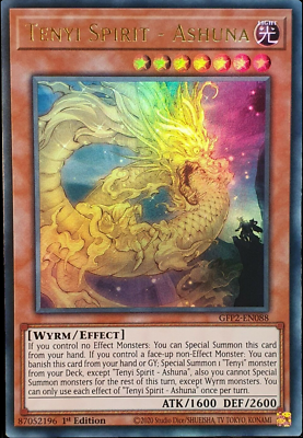 遊戯王：【PSA 9】Tenyi Spirit - Ashuna： EU版 Tenyi Spirit - Ashuna GFP2-EN088 | eBay