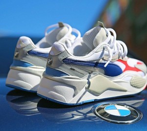 Authentic Puma Rs X3 Bmw Motorsports White Blue Red Grey Running Shoes Men Size Ebay