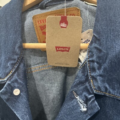 Levi's Men's Original Denim Trucker Jacket Sz: XL Colusa Dark Wash