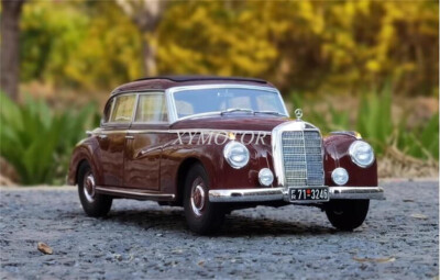 Norev 1:18 Old Benz 300S 1952 Diecast Car Model Toys Gifts Hobby Display Red