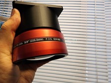 Buhl Optical 229mm 9" f2.5 Projection projector lens covers medium format camera