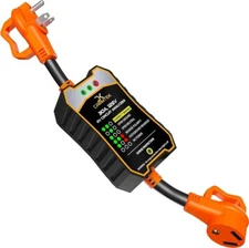 RV Surge Protector 30 Amp - RV Circuit Analyzer with Integrated Smart 30 Amp Sur