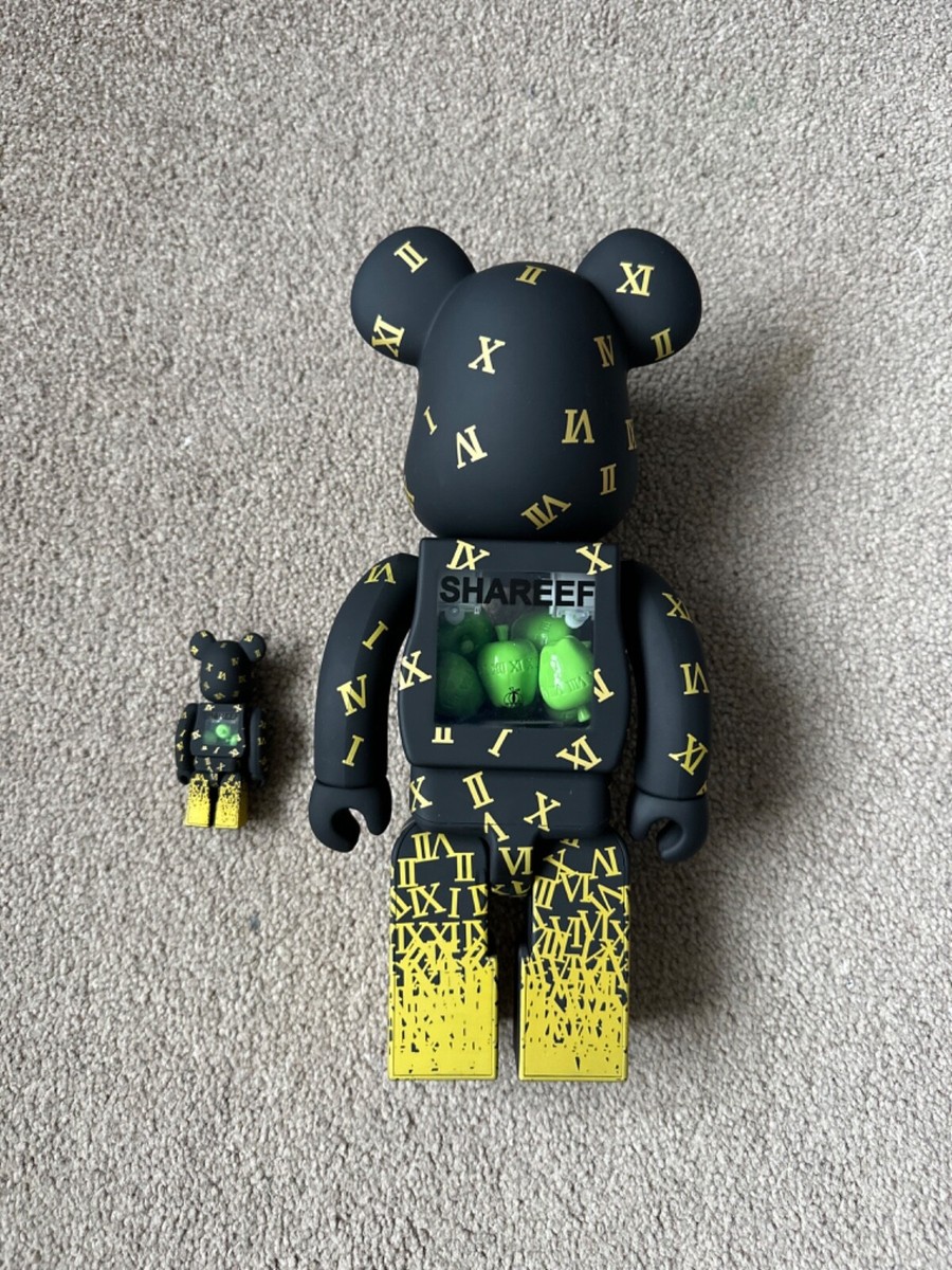 Shareef Medicom 100% black 0 メルカリ BE@RBRICK SHAREEF 100％ & 400％