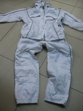 VINTAGE RETRO SKIANZUG RODEO weiß 14 12 Winter Jacke Hose warm Regen Schnee