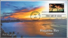 AO- C143, 2007, Hagatna Bay Guam, 90 cent. Scenic American Landscapes, Add-on Ca