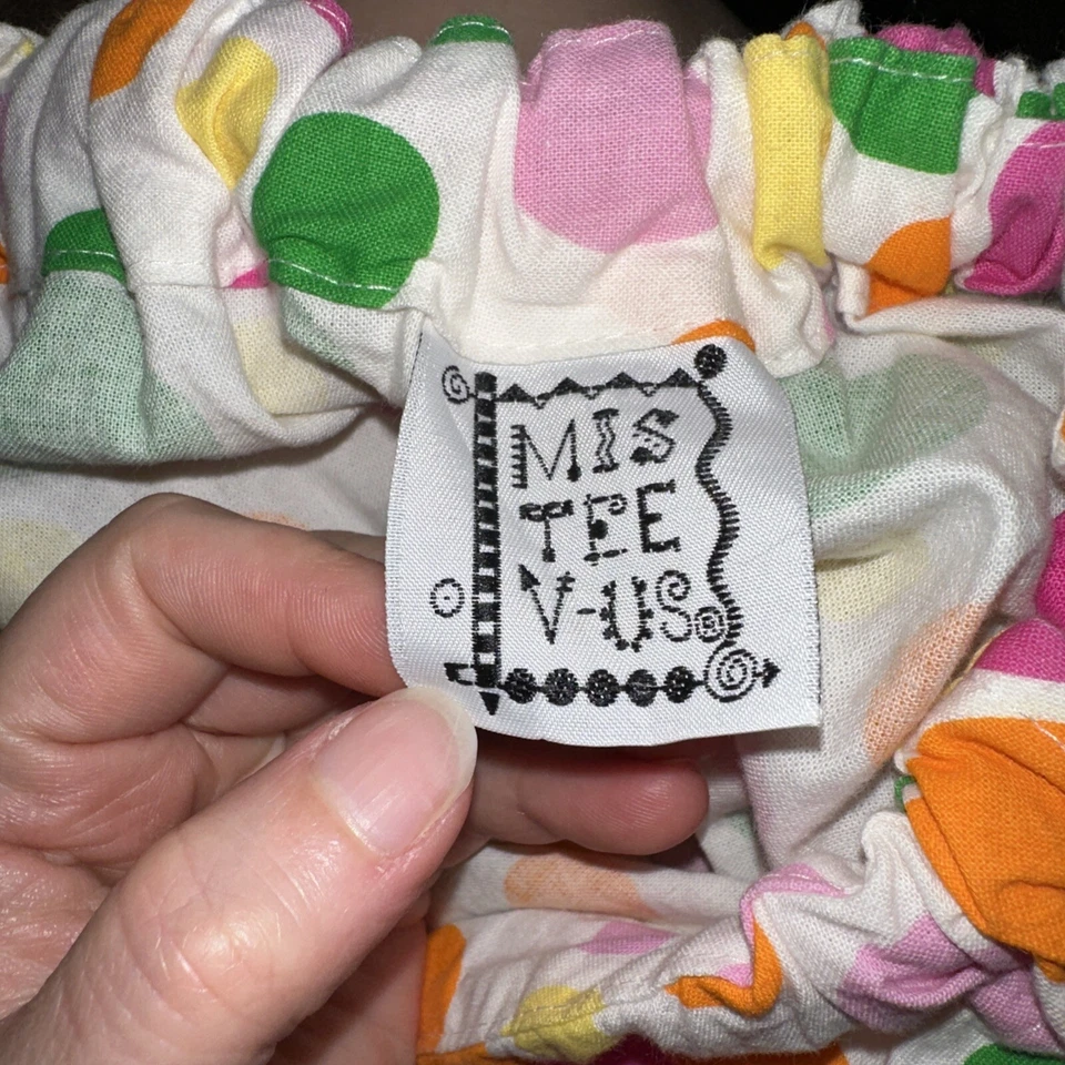 Vestido sin mangas de verano para niña MIS TEE V-US Misteevus talla 5/6 algodón a lunares Foto 3 de 3