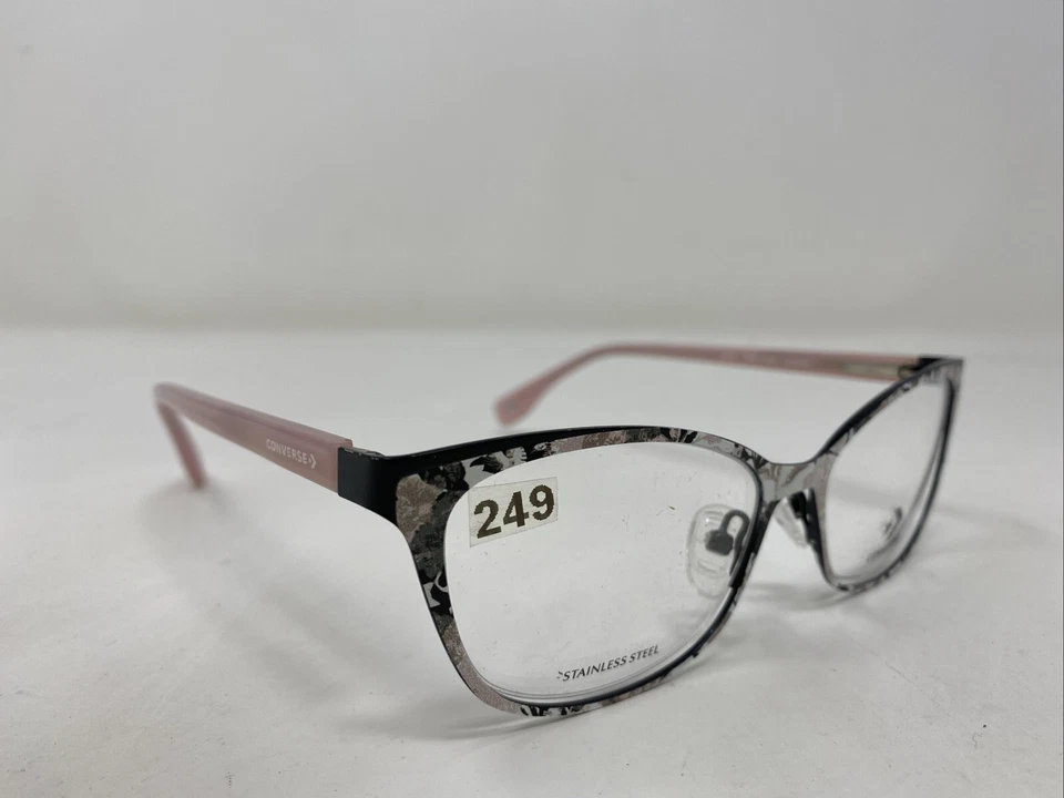 Marco de gafas de borde completo de metal Converse Q206 PINK FLORAL 52-17-135: X99 Foto 3 de 4