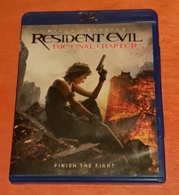 Resident Evil The Final Chapter Blu-ray Milla Jovovich  Paul W.S. Anderson