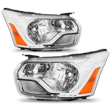 For 2015-2023 Ford Transit 150 250 350 Factory Halogen Chrome Headlight Headlamp