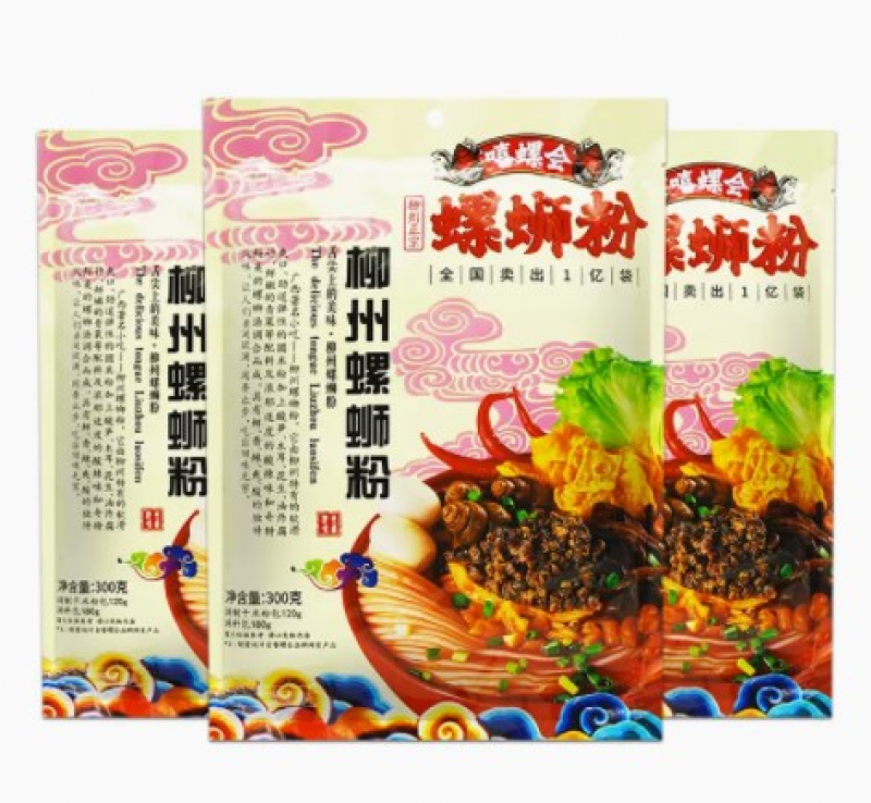 嘻螺会柳州正宗螺蛳粉300g*3bag Instant Snails Rice Noodle Food