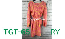 Women's Balloon Long Sleeve Mini A-Line Dress - Universal Thread, Pink Floral, S