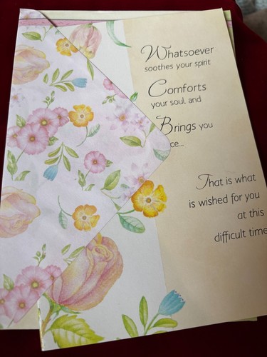 Hoffnung Gruß Sammlung Beileidskarte unbenutzt mit passendem Umschlag Ed Myers Kunst - Bild 1 von 5