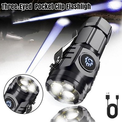 Daumen-Taschenlampe Mini Super Power Pocket Clip Flashlight Waterproof