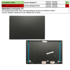 New For Lenovo ideapad 5 15IIL05 15ARE05 15ITL05 Grey LCD Back Cover 5CB0X56073