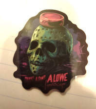 Scary Horror Gothic Cartoon Decal Sticker