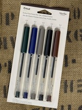Cricut Martha Stewart Extra Fine Point Pen Set, Gilded Forest