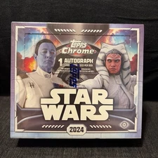 2024 Topps Star Wars Chrome Hobby Box Sealed