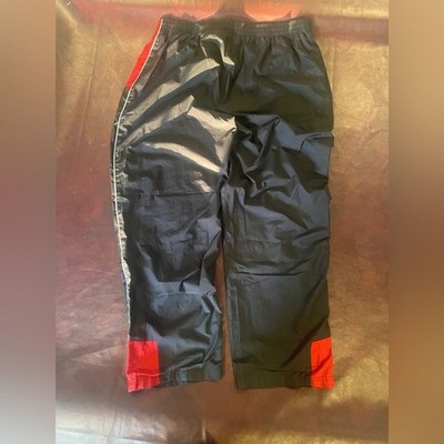 Vintage STARTER Black lined Joggers with Red Accents. Size XL