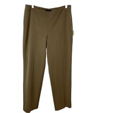 Talbots Heritage Trouser Pants Woman 10P Straight Tan Career Office Travel Work