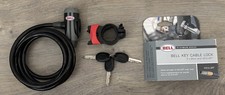 (2) Bell Platinum Series Key Cable Locks, New