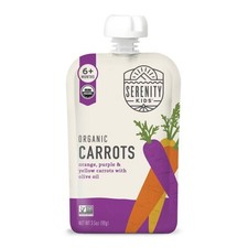 Organic Carrots with Organic Olive Oil Baby Food Pouch - 3.5oz: 6 Months and Up