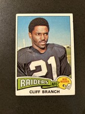 Price Drop - 1975 Topps Cliff Branch 524 Ex (softer Corners) Rookie HOF Raiders