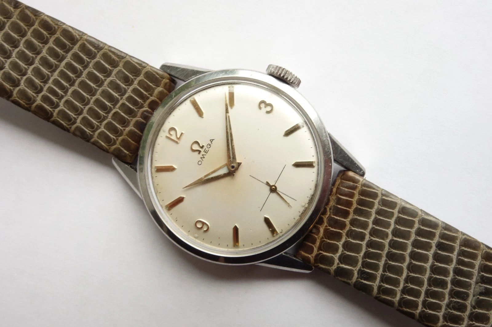 Omega — Classic Omega Men's Watch Stainless Steel Case According to Movement Number from 1962