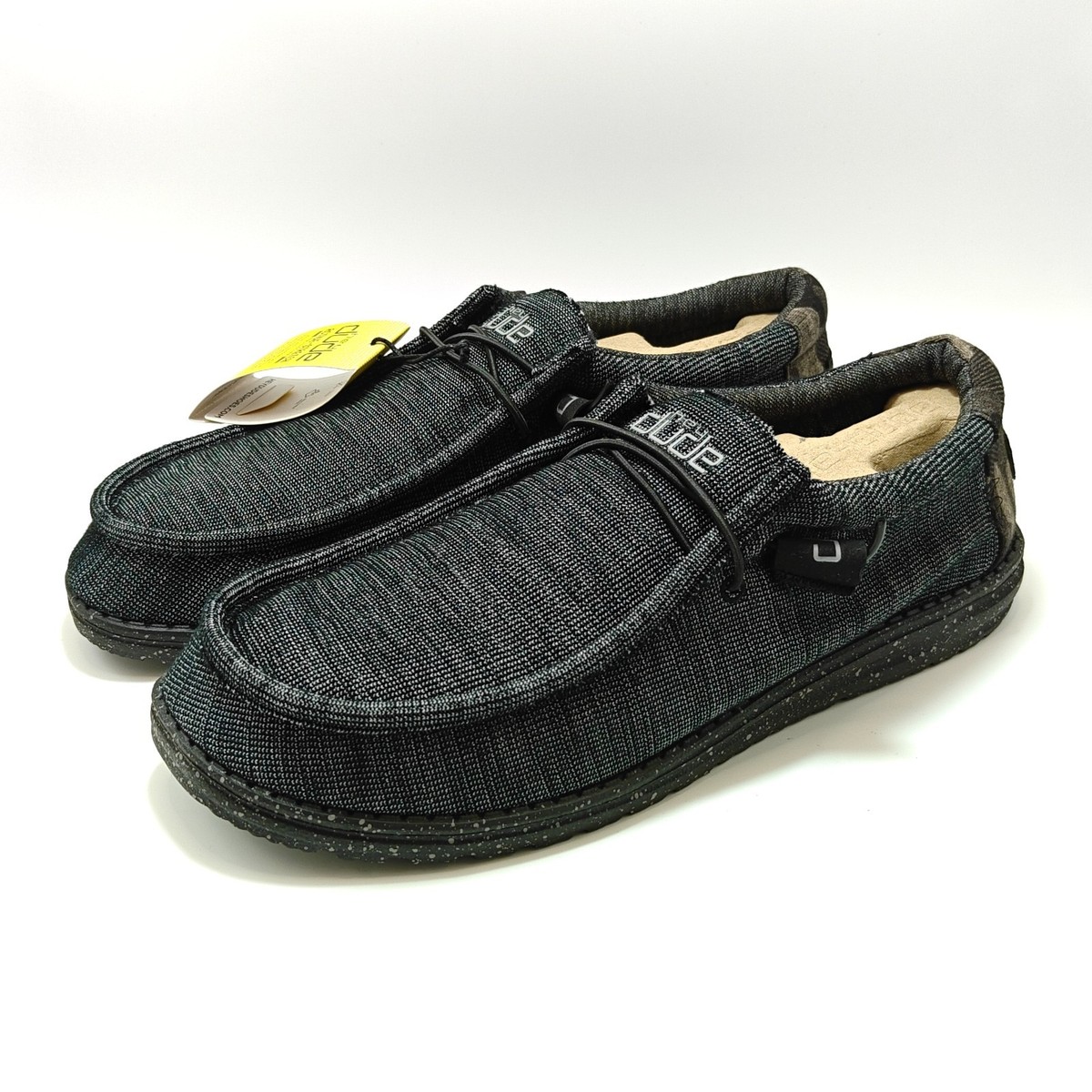 Hey Dude Wally Stretch Midnight Bunker Hey Dude Wally Stretch Midnight Bunker Mens Size 13 Black  main image 2