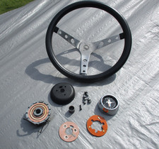 71-73 Mustang Grant 968 15 Classic Nostalgia Steering Wheel Black Foam Like New
