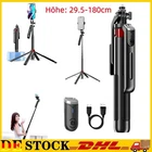 180cm Handy Stativ Ständer Selfie Stick Handyhalter Abnehmbare Fernbedienung