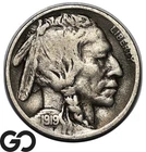 1919-S Buffalo Nickel, Better Date San Francisco Issue