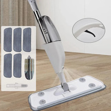 Spray Mop for Floor Cleaning 5 Reusable Microfibre Pads 550ML Water Bottle Tank