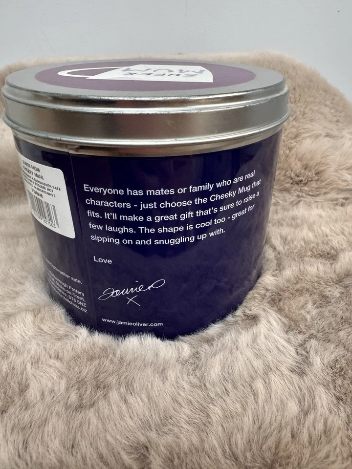 Jamie Oliver Super Mum Cup Cheeky Mug Churchill Birthday Gift Idea - In Tin Used - Image 4 of 4