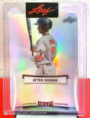 Jeter Downs Leaf Draft Signature Unsigned Proof 1/1