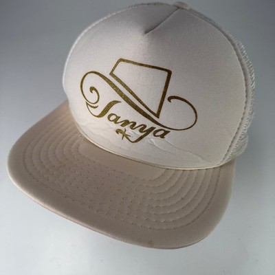 Tanya Tucker Hat Trucker Snapback Men's Adjustable Cream Gold Cowboy