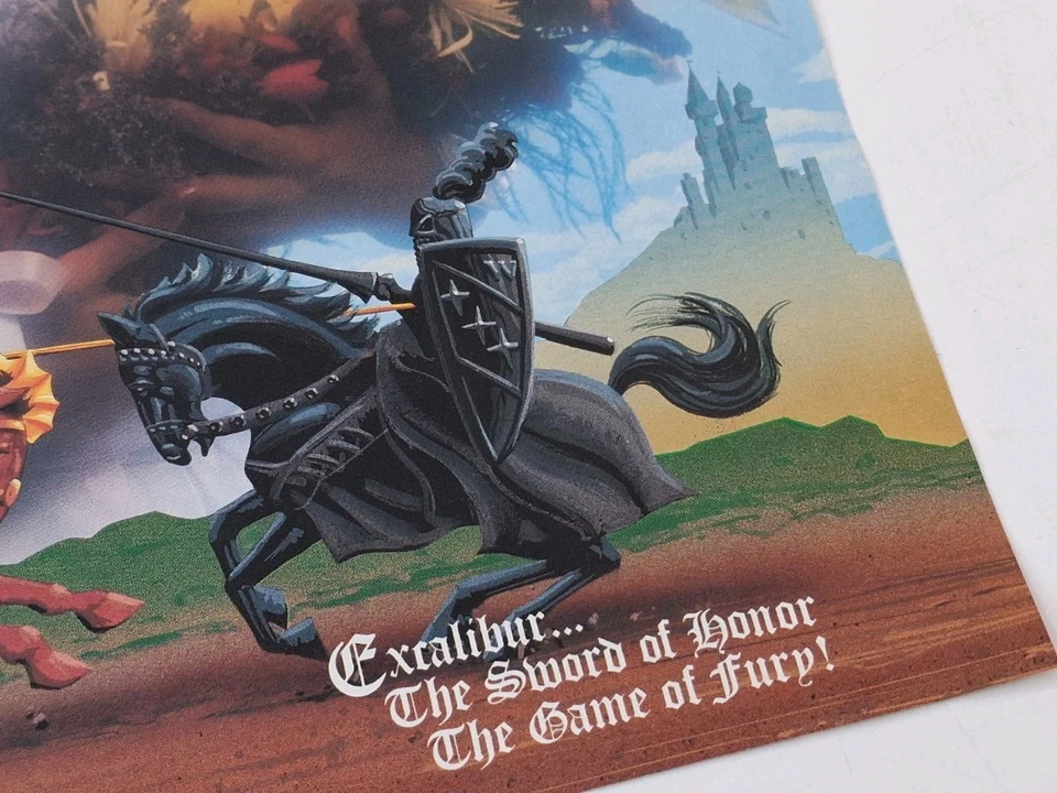 Gottlieb Excalibur Pinball Machine Flyer Original 1988 - Image 3 of 4