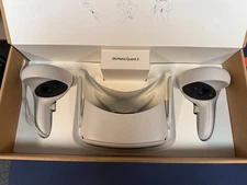 Meta Quest 2 VR Headset 128GB , White- with Controllers/Headset Only
