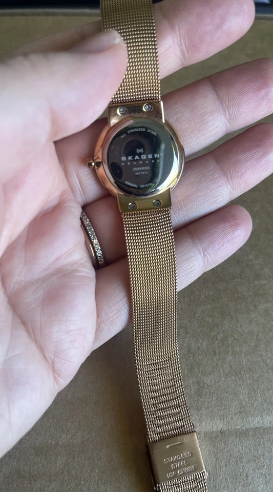 Skagen Freja Rose Tone Ladies Watch 358SRRD - image 3 of 4