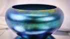 Massive Steuben Blue Aurene Art Glass #2687 Bowl