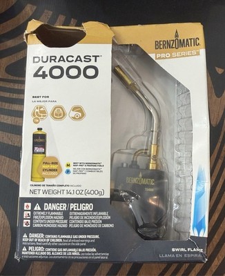 Bernzomatic Pro Series Duracast 4000 Trigger Start Torch Kit TS4000ZKC