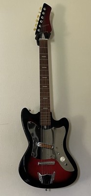 Vintage Teisco Stafford Electric Guitar 1960 s Made In Japan by Kurosawa Tested
