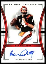 2023 National Treasures Emerald 2/5 Ken Anderson Auto SB6