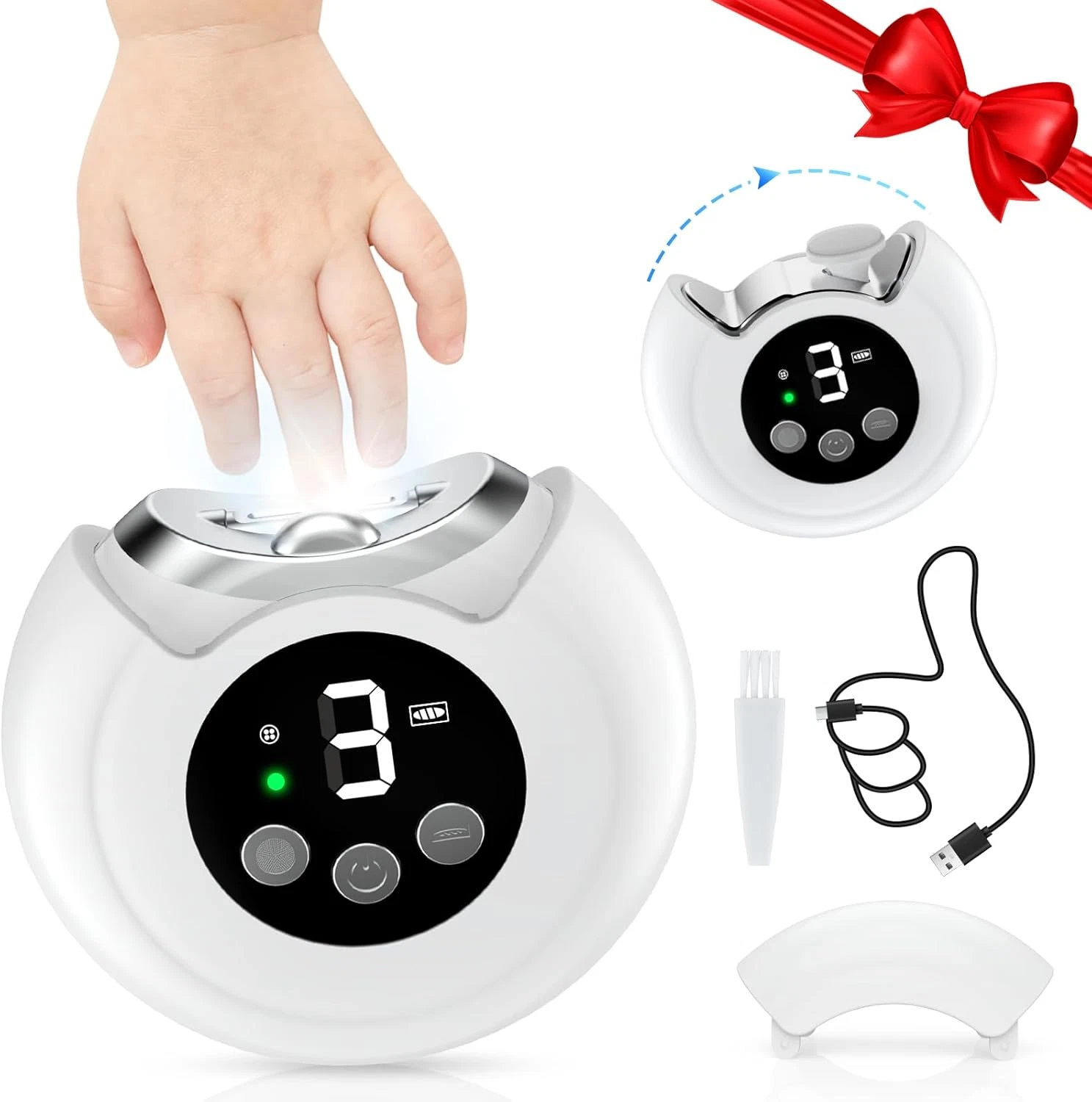 Electric Nail Clipper Baby Nail Clipper File 3 Speed Gears Baby Nail Trimmer LED
Opens in a new wind