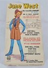 X-380 VINTAGE 1960'S MARX BEST OF THE WEST JANE WEST FIGURE WITH ORIGINAL BOX