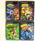 Crash Bandicoot PS2 Bundle (Sony PlayStation 2) - All TESTED & CIB - 4 Games