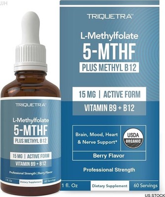 Root Labs Methyl B12 5-MTHF Gummies 15mg L-Methylfolate 120 Count Energy Nerve