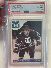 1985-86 Topps Kevin Dineen #34 Rookie RC Whalers Legend