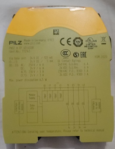 1 Stück NEU für PILZ 772143 Sicherheitsrelais schnelle Lieferung Qualitätssicherung - Bild 2 von 5