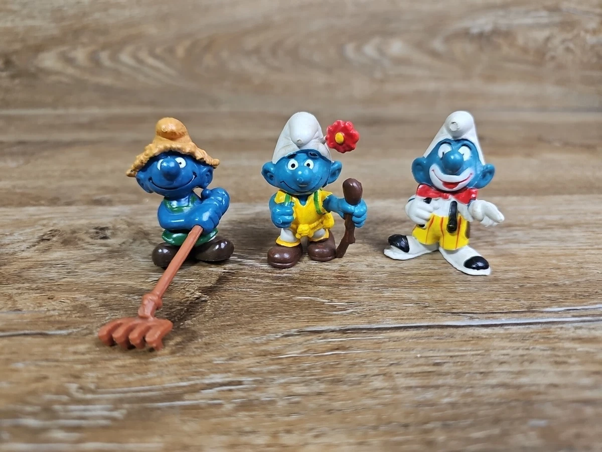 25+ The Smurfs Cartoon & TV Character Action Figures with Vintage