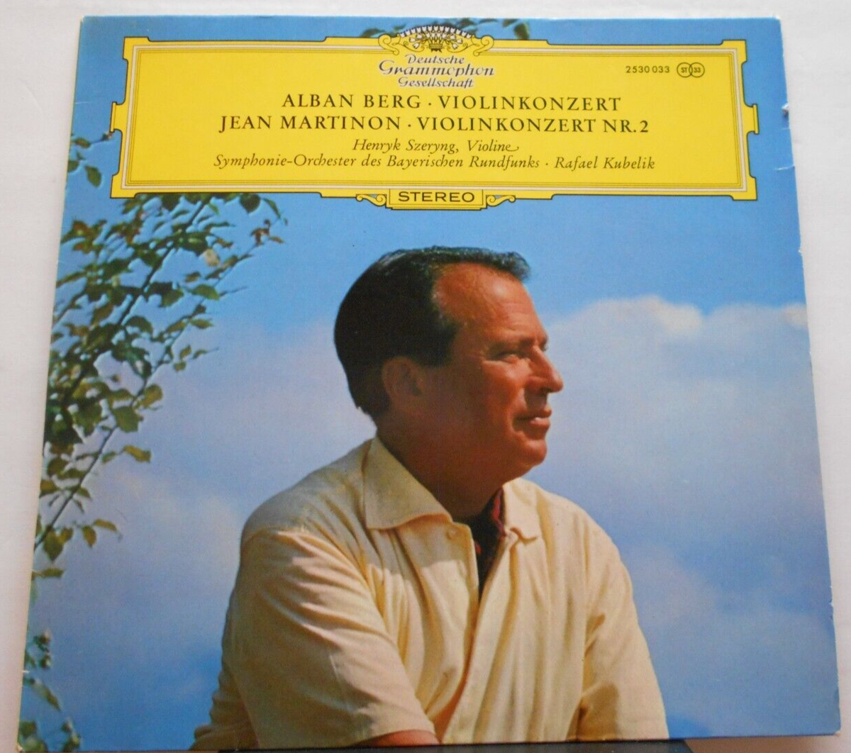 Berg:Violinkonzert/Martinon:Violinkonzert NR 2 (Vinyl, Deutsche